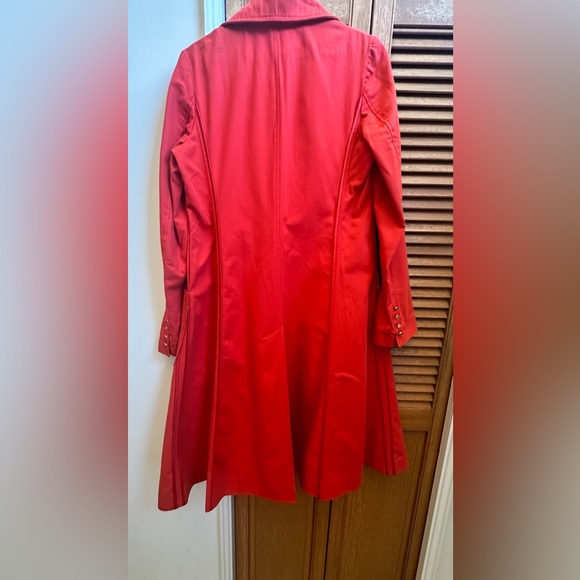 Jean-Charles de Castelbajac Red Coat wt gold buttons Size 40 - Picture 7 of 9